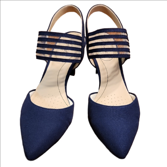 Life Stride Shoes - Life Stride Navy Blue Heels